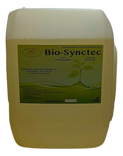 Bio-synctec Desengrasante Industrial Multiusos Biodegradable