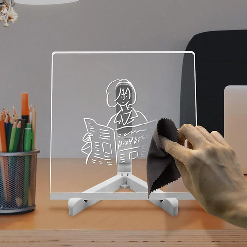 Rx Increible Tablero De Notas Con Luz Led De Noche Creativa