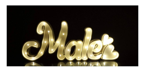 Nombre Luminoso 15 Cm Polyfan Personalizado Luz Tu Nombre