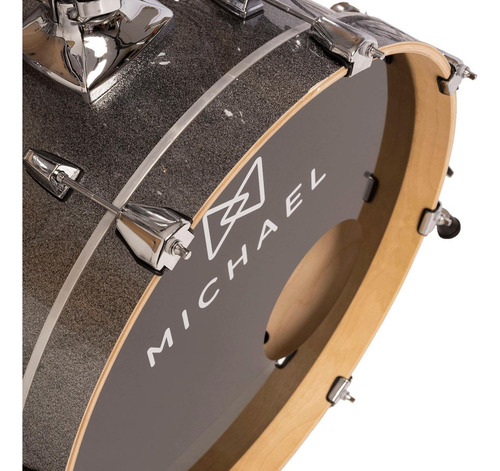 Bateria Brg Bright Grey Kit Michael Legacy Birch 22 Dmb522