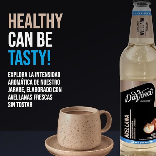 Jarabe Davinci Avellana Sugar Free 1 Lt
