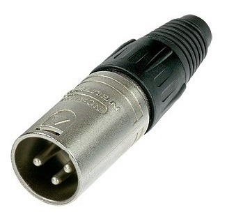 Imagen 3 de 10 de Neutrik Nc3mx Ficha Conector Xlr Canon Macho A Cable 3 Pines