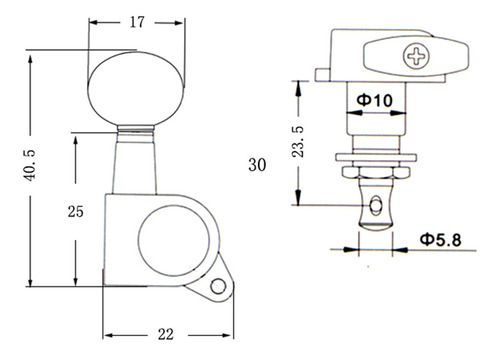 Clavijero Afinador De Cuerdas For Guitarra Eléctrica.acús