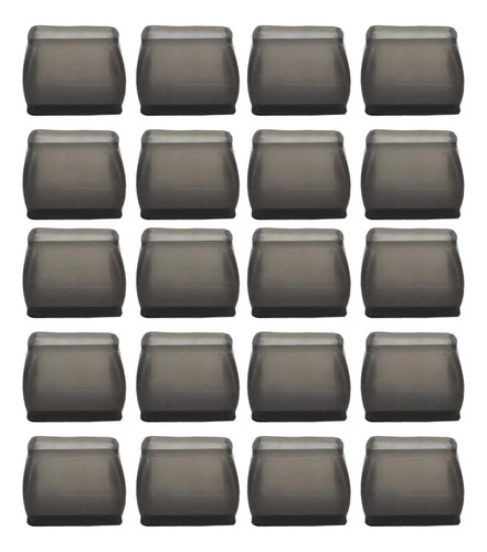 Protector De Suelo Para Patas De Silla Rectangular 20 Piezas