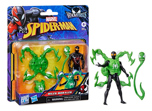 Figura de Acción Spiderman VenomVersus Miles Morales