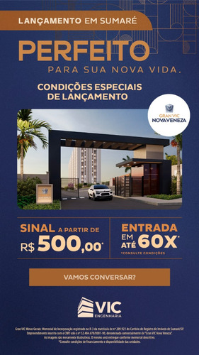 Empreendimento Com Localização Privilegiada Em Nova Veneza, Sumaré !