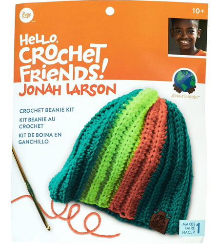 Boye Jonah's Hand Beanie Hat Crochet Kit Para Principiante