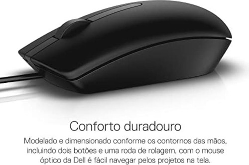 Ratón Usb Dell Ms116-bk Negro