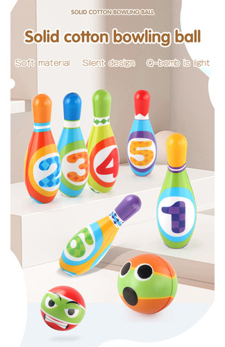 Mini Juego De Bolos, Juguetes De Jardín For Interiores Y Ex