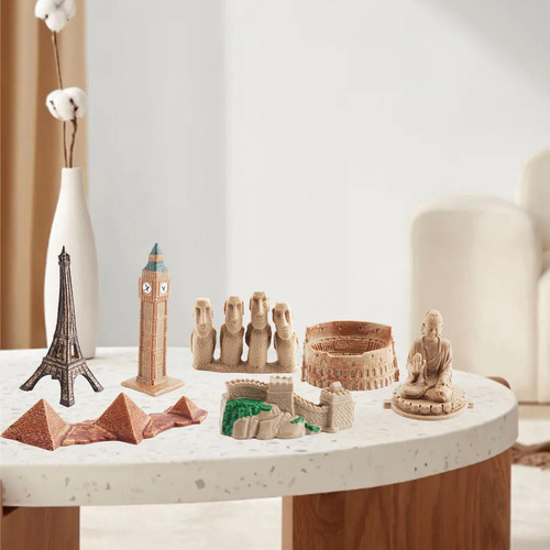 2 X 7x Kit De Modelo De Construcción Pirámides Juguetes