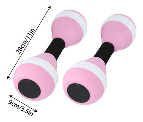 Mancuernas De Agua Para Aeróbic Acuático 2 Mancuernas Ergonó