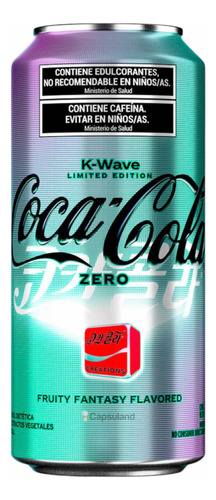 Pack 6 Coca Cola Crations K Wave Pop Ed Lim 0% Azucar 473ml