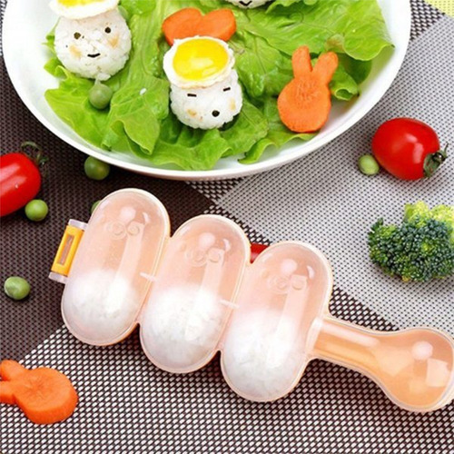 Forma P/ Preparar Arroz Sushi Redondo Fácil Rice Ball Shaker