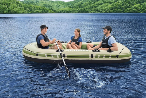 Bote Gomon Hydro-force Voyager Inflable 3 Personas Remos (Usado)