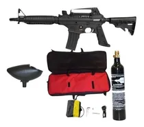 Comprar Marcadora Tippmann Alpha Black Bravo One Hopper Gotcha Maleta + Co2 + Hopper Xtr P