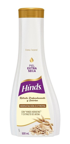Crema Corporal Hinds Hidratación Extrema Avena 500 Ml Avena