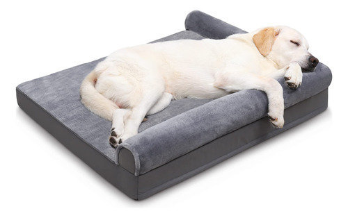 Cama Ortopédica Impermeable Para Perros Grandes 91 X 68 Cm