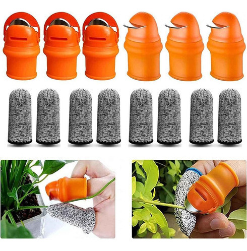 14ps Cuchillo Pulgar Silicona Para Jardinería Para Vegetales