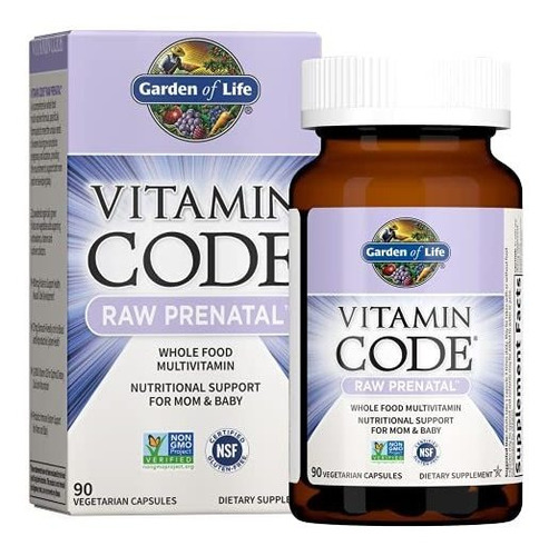 Garden Of Life Vitamin Código Raw Prenatal, Fom-sing-post-us