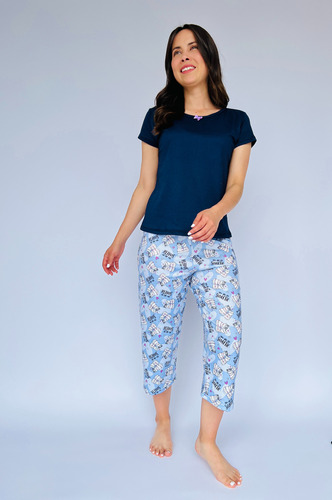 Pijama Capri Camiseta  Chick Mujer Morning