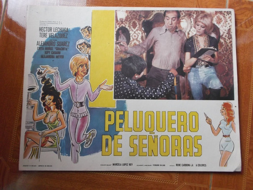 Vintage Lobby Card D Alejandra Meyer En Peluquero De Señoras