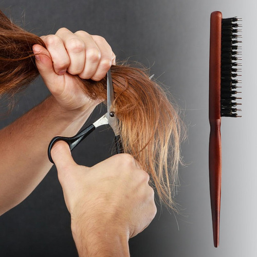 Cepillo De Pelo De Cerdas Cepillo Alisador De Cabello Peine