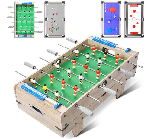 Mesa De Billar 4 En 1 Plegable Multifuncional 6 Pies
