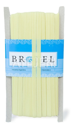 Imagen 1 de 2 de Elástico Para Lencería Brotel 400362 14mm X 20 Metros
