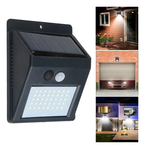 4 Pack Lámpara Led Solar Con Reflector Exterior Para Jardín