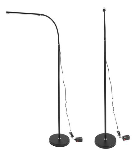 Lámpara Led De Piso De Hierro Ajustable