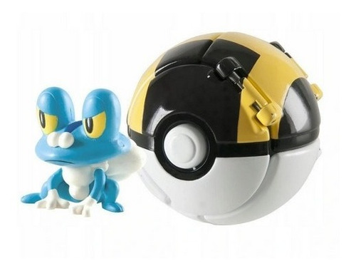 Froakie Con Ultra Ball Figura Pokémon Tomy