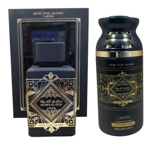 Lattafa Oud For Glory + Spray - mL a $416