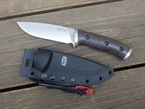 Imagen 3 de 10 de Cuchillo Buck 863 Selkirk Acero 420hc Hoja 12,5cm Micarta