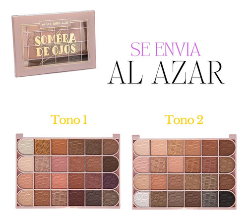 Kit Básico De Maquillaje Sombras, Labial, Glitter Y Rubor