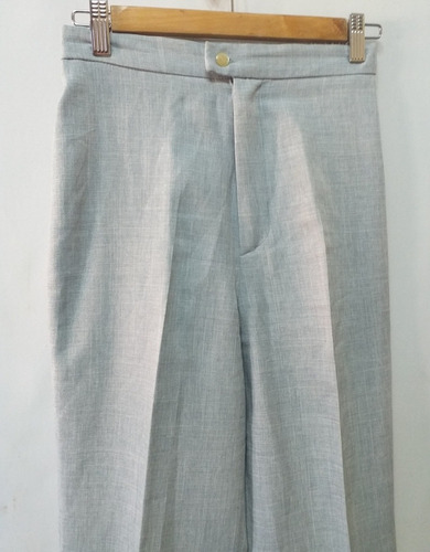 Pantalón Gris Verano Talle Xxs Xs, 62/64 Cm, Cataleya (Usado)