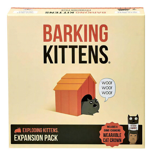 Juego De Mesa Barking Kittens Expansion De Exploding Kittens