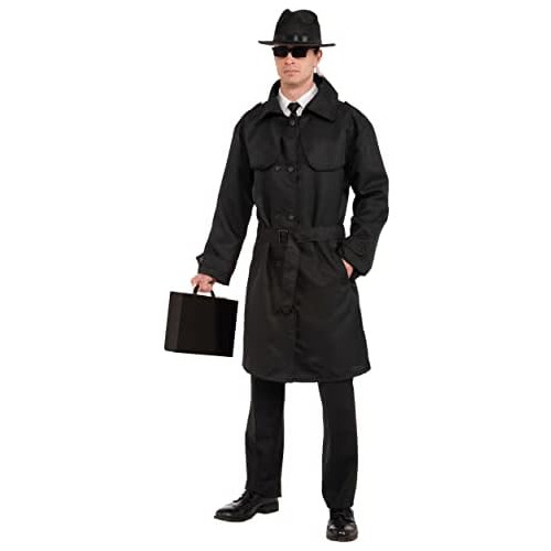 Gabardina Secret Agent Spy Hombre