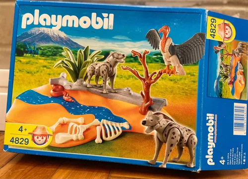 Playmobil 4829 frica Selvagem 1 Hienas E Seu Habitat Frete gr tis