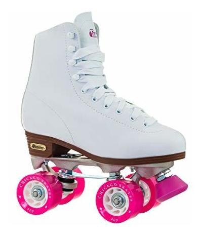 Chicago Women's Classic Roller Skates - Premium White Quad R