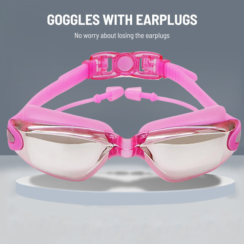 Gafas De Natación Para Jóvenes, Rosas, Adultas, Mujeres Atad