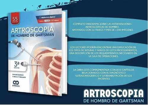 Artroscopia De Hombro De Gartsman 3ed +e-book Y 55 Videos