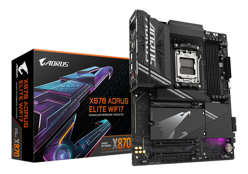 Placa-mãe Gigabyte X870 Aorus Elite Wifi7 Am5 Lga 1718 Atx