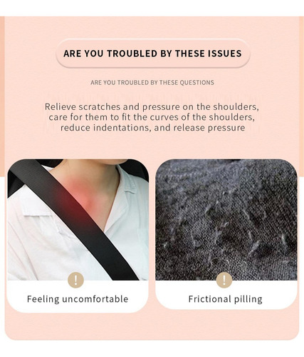 Funda Para Cinturón De Seguridad De Coche, Relleno De Calcet