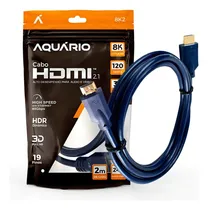Comprar Cabo Hdmi 2.1 8k 3d 2m 120hz 4320p Ps5 Xbox - 2 Metros
