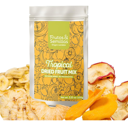 Frutos & Semillas Mezcla De Frutas Secas Tropicales: Piña, M