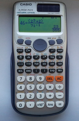 Calculadora Cientifica Casio Fx-991 La Plus 417 Funciones