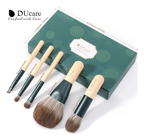 Juego De 5 Brochas De Maquillaje Ducare, Minibrochas De Viaj