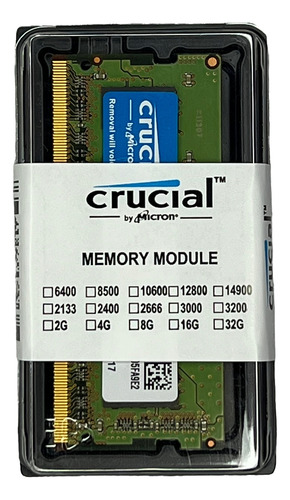 Kit 2 Memória Ram Crucial 8gb Ddr4 2400mhz Para Notebook