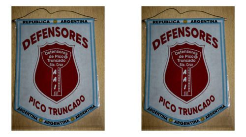 Banderin Grande 40cm Defensores Pico Truncado