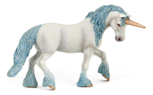 Papo Unicornio Magico Con Figura De Juguete Azul